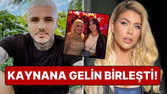 Kaynana Gelin El Ele mi Verdiler? Wanda Nara Bu Sefer de Annesinin Icardi'ye Attığı Mesajları Bir Bir İfşaladı
