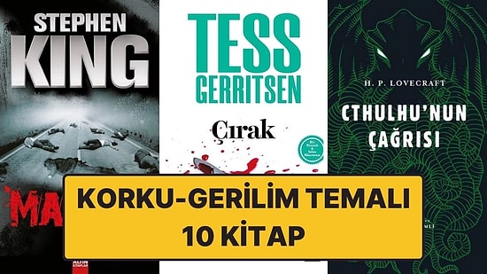 Okurken Gerim Gerim Gerileceğiniz En İyi 10 Korku-Gerilim Kitabı