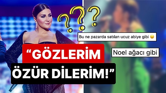 Bir Göz Kanaması Daha: Sibel Can Yemyeşil Konser Elbisesiyle Ters Işığın Kurbanı Olunca Eleştiri Yağdı!