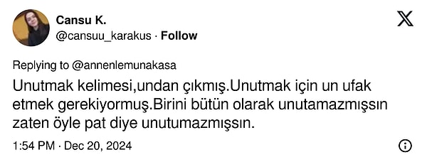 "Un ufak etmek...." tabii mümkünse 👇