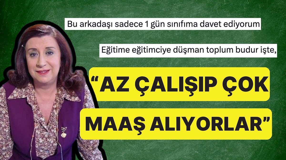 Sosyal Medyada Süren Öğretmenlik Tartışması: Az Çalışıp Çok mu Maaş Alıyorlar?