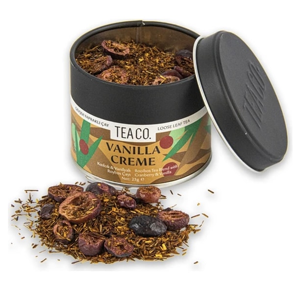 Tea & Co Kızılcık ve Vanilyalı Rooibos Çayı