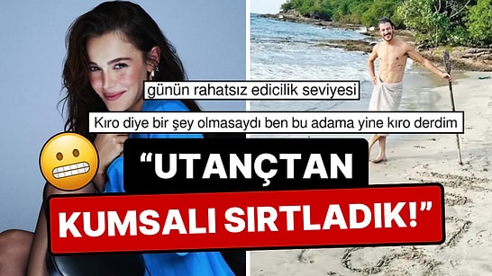 Aşkını Kumlara Kazıdı: Kubilay Aka'dan Hafsanur Sancaktutan'a Buram Buram 'Cringe' Kokan Hareket!