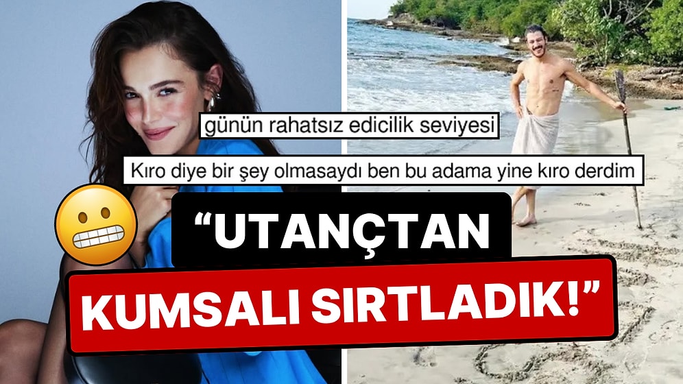 Aşkını Kumlara Kazıdı: Kubilay Aka'dan Hafsanur Sancaktutan'a Buram Buram 'Cringe' Kokan Hareket!