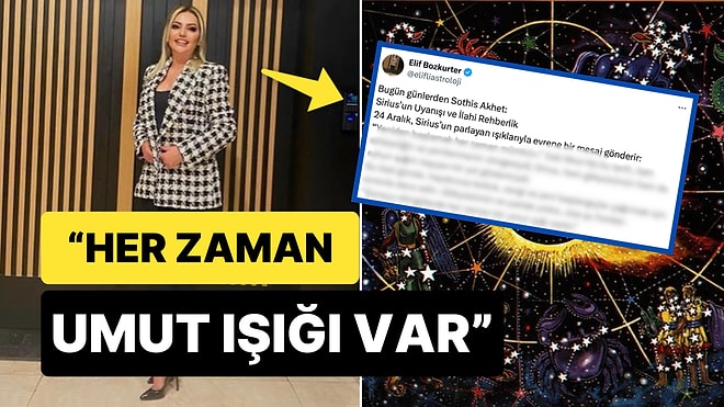 Ünlü Astrolog 24 Aralık Tarihine Dikkat Çekti: "Yeniden Başlamak Her Zaman Mümkün"