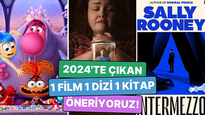 Favori Atıştırmalıklarını Seç 2024'te Çıkan 1 Kitap 1 Film 1 Dizi Önerelim!