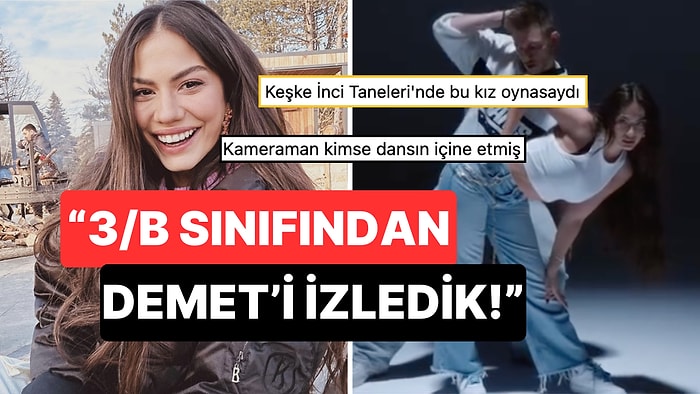 Yeteneklerini Sergileyen Demet Özdemir'in Yeni Dans Videosu Bir Yandan Övülüp Bir Yandan Gömüldü!