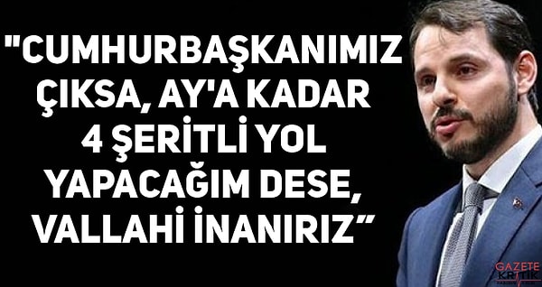 AKP seçmeninin yıllardır partisine olan bağlılığı ve Erdoğan'a olan muhabbeti su götürmez bir gerçek. Eski Maliye Bakanı Berat Albayrak bile bu sadakati ve inanmışlığı şu şekilde özetlemişti.