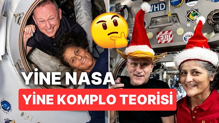 NASA'nın 6 Aydır Uzayda Mahsur Kalan Astronotlarının Noel Kutlaması Komplo Teorilerine Sebep Oldu