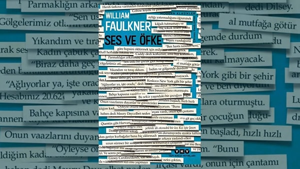 5. William Faulkner – Ses ve Öfke