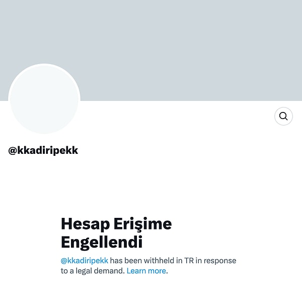 Öte yandan paylaşımları nedeniyle Kadir İpek’in X hesabı erişime engellendi.