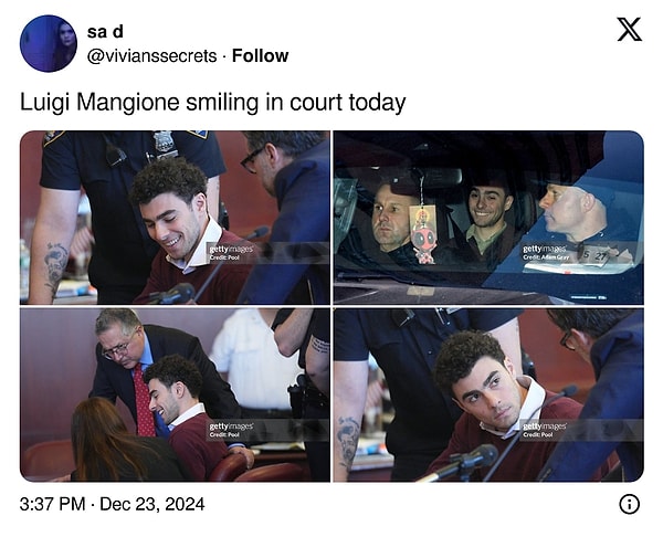 Discussions and posts about Luigi Mangione continue to dominate social media.