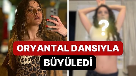 'Şımarık' Filminin Setinden Görüntülerini Paylaşan Melis Sezen Oryantal Dansıyla Adeta Şov Yaptı!