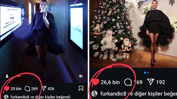 Furkan Andıç'tan aylar süren mesafeyi bozan ilk hamle geldi. Andıç, eski sevgilisi Aybüke Pusat'ın son iki gönderisini beğendi. Bu durum 'aşkın ışıkları yeniden mi yandı?' sorusunu beraberinde getirdi.👇