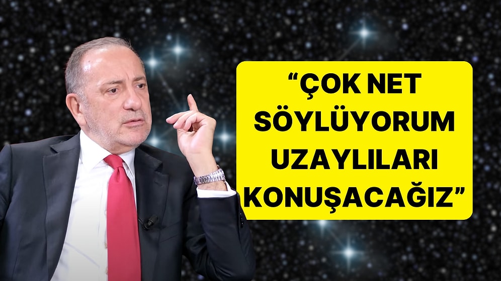 "Çok Net Söylüyorum Uzaylıları Konuşacağız" Fatih Altaylı'nın Programından 2025 Yılı Öngörüleri