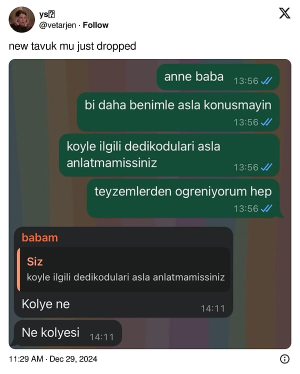 Öyle okumak istemiş.