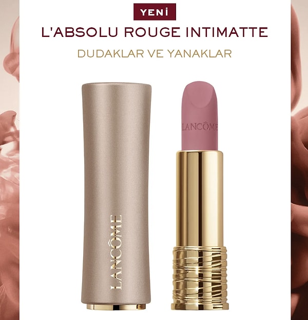 4. Lancome L'Absolu Rouge Intimatte Ultra Mat Ruj 320 - Hush Hush