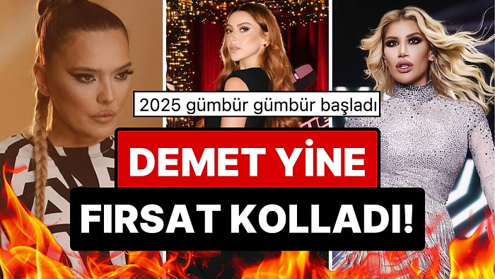 Kaos Büyüyor: Demet Akalın, Hadise Olayına Dahil Olan İrem Derici'yi Eleştiren Kullanıcıyla Yine Gaza Geldi!