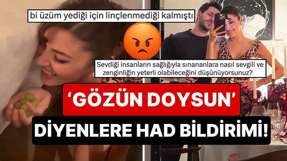 Hande Erçel Stok Bitiren Yılbaşı Ritüeline Uyup Masa Altında 12 Üzüm Yiyince Birilerini Fena Kudurttu!