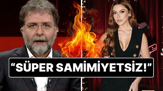 Ahmet Hakan 'Sıfır Tolerans' Performansıyla Tepki Çeken Hadise'yi Duyar Kasmakla Suçladı!