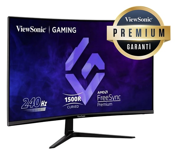 Viewsonic VX3219-PC-MHD 31.5 1920X1080 240Hz 1ms HDMI Dp Curved LED Monitör