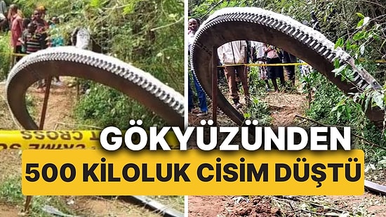 Gökyüzünden 500 Kiloluk Dev Metal Halka Düştü! Kenya Uzay Ajansı Araştırmaya Başladı!