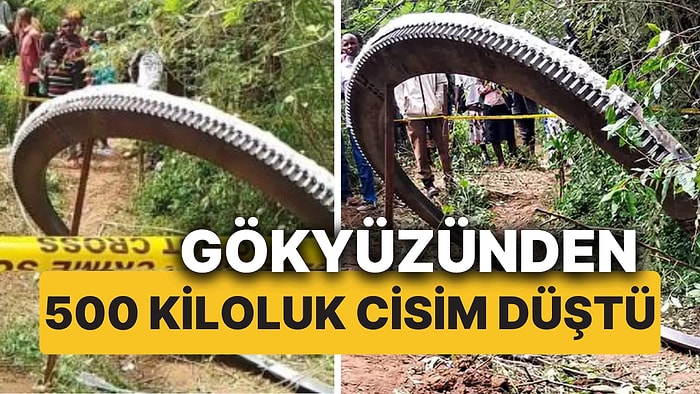 Gökyüzünden 500 Kiloluk Dev Metal Halka Düştü! Kenya Uzay Ajansı Araştırmaya Başladı!