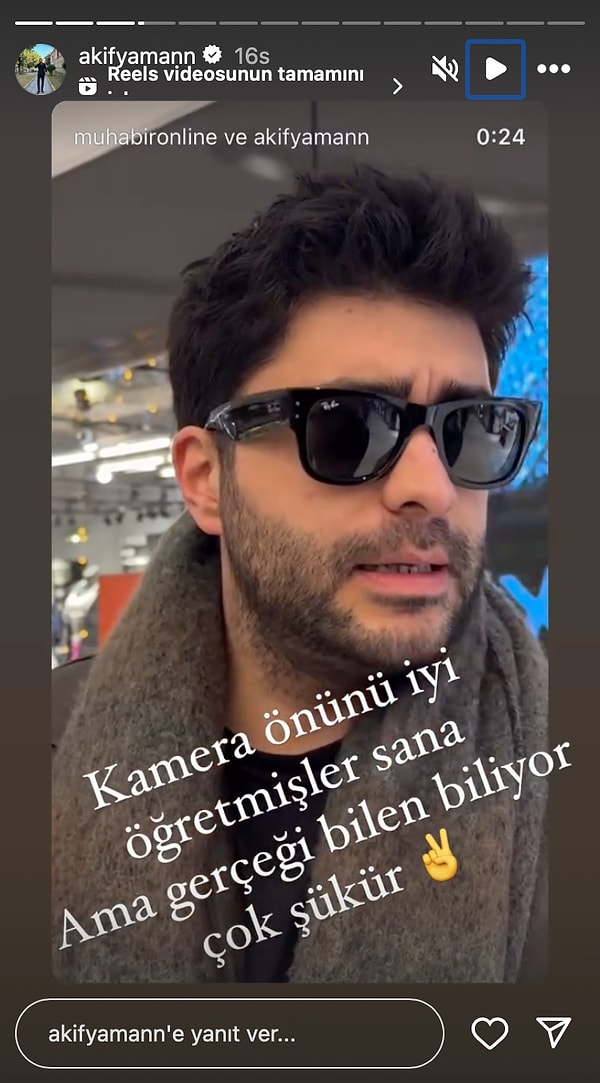 "Kamera önünü iyi öğretmişler sana ama gerçeği bilen biliyor çok şükür" yazan muhabir tepkilerle karşılaştı.