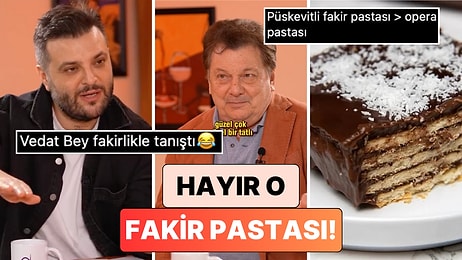 Hayır Fakir Pastası: Vedat Milor Çocukluğumuzun Efsane Tatlısının Kökenini ve İsmini Açıkladı