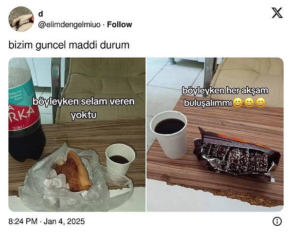 Kahvaltı zorunluluktu, tatlı keyif gibi bir şey olabilir.