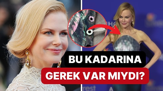 Nicole Kidman'ın Ödül Töreninde Giymesi İçin Özel Tasarlanan Sedefli Elbisenin Yapım Aşaması Olay Oldu!