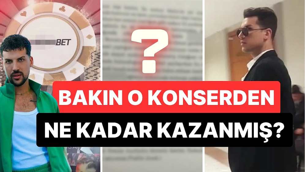 Konser Kazancını Açıkladı: Yasa Dışı Bahisten Gözaltına Alınan Kerimcan Durmaz'ın İfadesi Ortaya Çıktı!