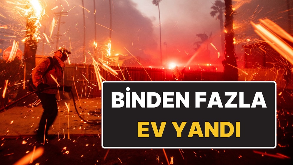 ABD’de Orman Yangını: Los Angeles’ta Binden Fazla Ev Kül Oldu