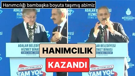 Hanımcılık Kazandı: Adalar Belediye Başkanı Konuşması Sırasında Eşine Teşekkür Etmeyi Unutunca Geri Döndü