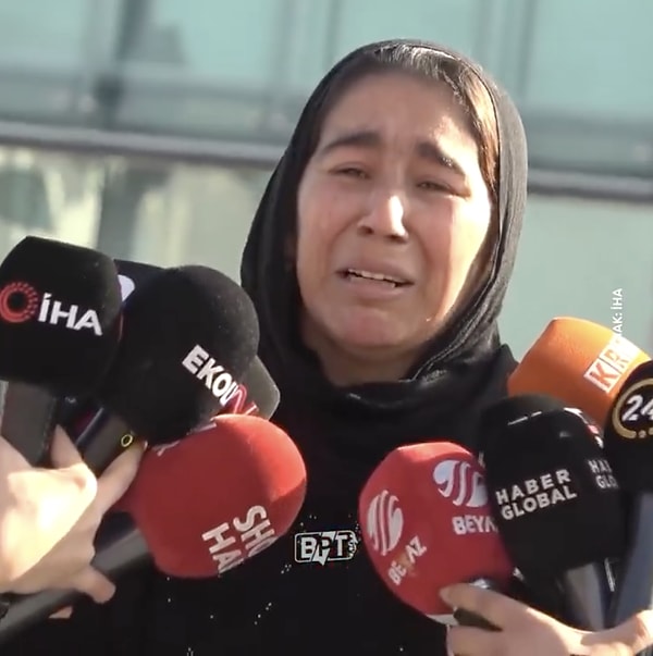 Anne "Seni öldüren adamla yüz yüze geldim bugün" sözleriyle feryat ederken, baba "Yüce adalet yüreğimize su serpti" dedi.