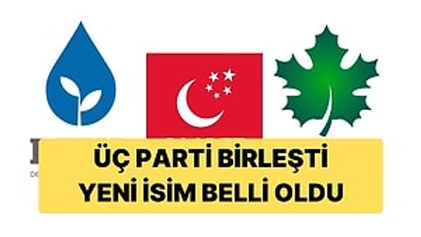 Seçimlerin ardından başarısız olan partiler yeni çıkış yolları aramayı sürdürüyor. İstifalarla da zayıflayan partiler yeni yolu ittifak ve birleşmede buldu. Altılı Masa'nın üçlüsü DEVA, Gelecek ve Saadet görüşmede sona geldi. Üç parti birleşerek mecliste yeni bir yola girdi. Üçlü partinin yeni adı da belli oldu.