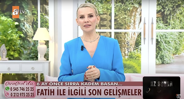 Dünkü yayınında Erol, "Eğer aile içerisinde şiddet, istismar ve ilgisizlik varsa yanlış yola girmek çok kolay. Çocuklar böyle maddeye alışıyor. Ya da evden kaçıyor. Sizi kaybetmek istemediğimiz için bu platformu kuruyorum." dedi.