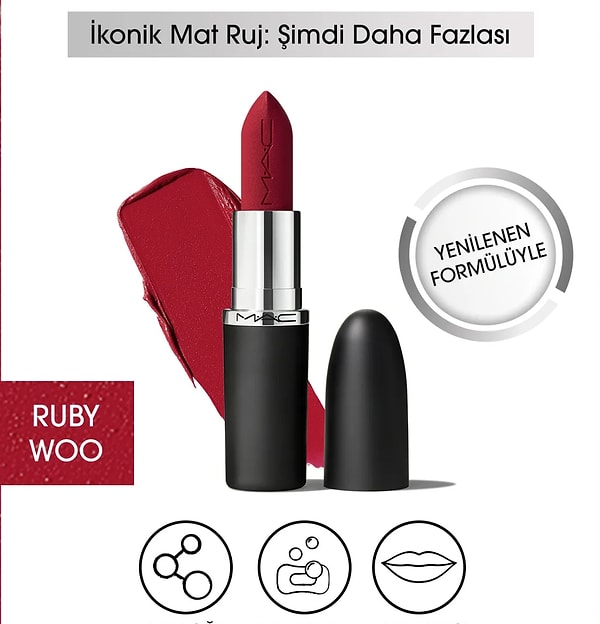 Mac M·A·CXIMAL Silky Matte Lipstick Nemlendirme Etkili Yoğun Renk Sağlayan Ruj