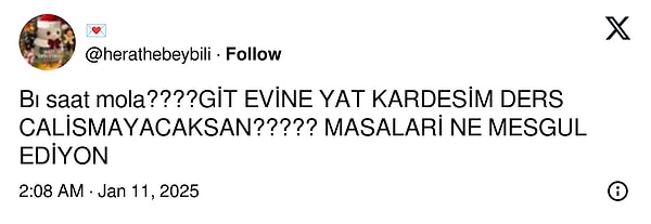 "Masaları ne meşgul ediyorsun..." 👇