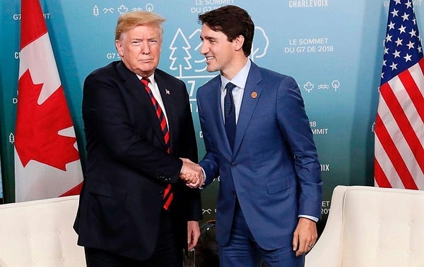 Trudeau and the Canadian government were going through a challenging period following pressures from the new U.S. President, Donald Trump.