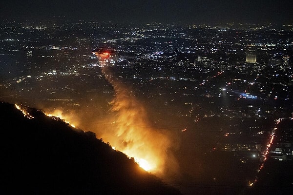 The fire, which started in the early hours of the morning, has affected a total of six separate forests.