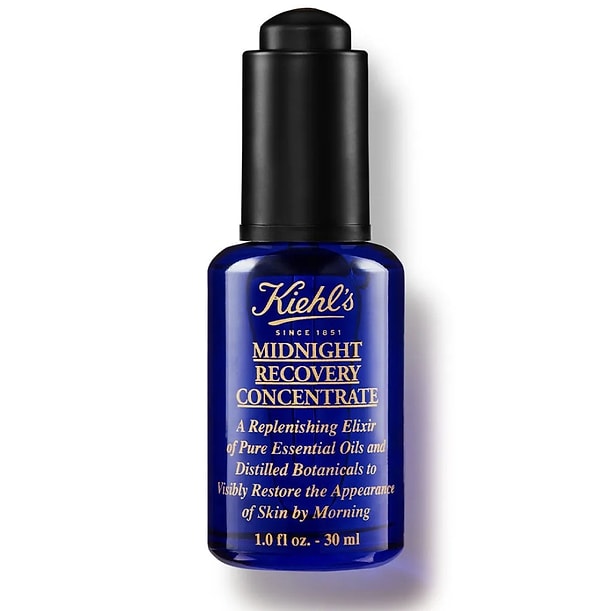 10. Kiehl's Midnight Recovery Cildi Onaran Ve Aydınlık Görünüm Veren Gece Serumu 30 ml