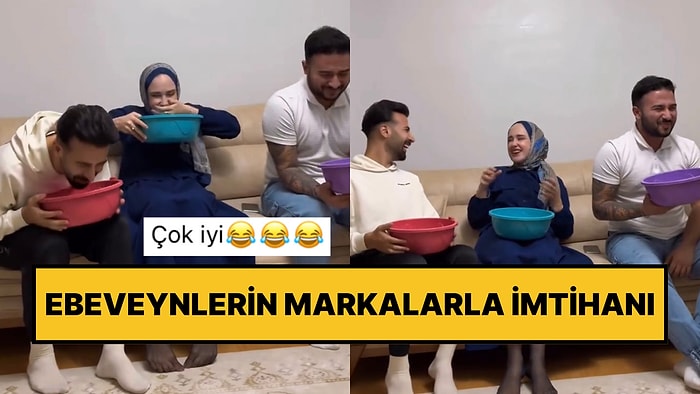 Meşhur Akıma Katıldılar: Ebeveynlerine Yabancı Markaları Okutan İçerik Üreticileri Kahkahalara Doydu