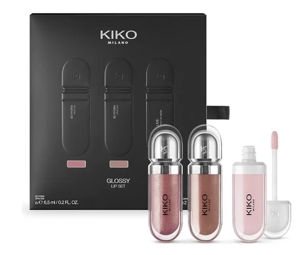 3. KikoMilano Kiko Lips Make Up Kit - Glossy Lip Set 01