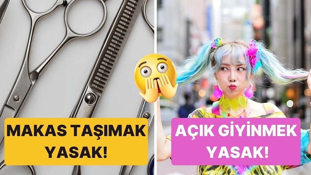 Tokyo'ya Gitmeden Önce Bilmeniz Gereken Garip Japon Yasaları