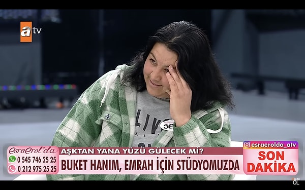 Emrah'a "Seni sevmiyorum, sadece anne babalarımız evlensin, diye görüştük." diyen Şerife, aralarında bir ilişki olmadığını söyledi.