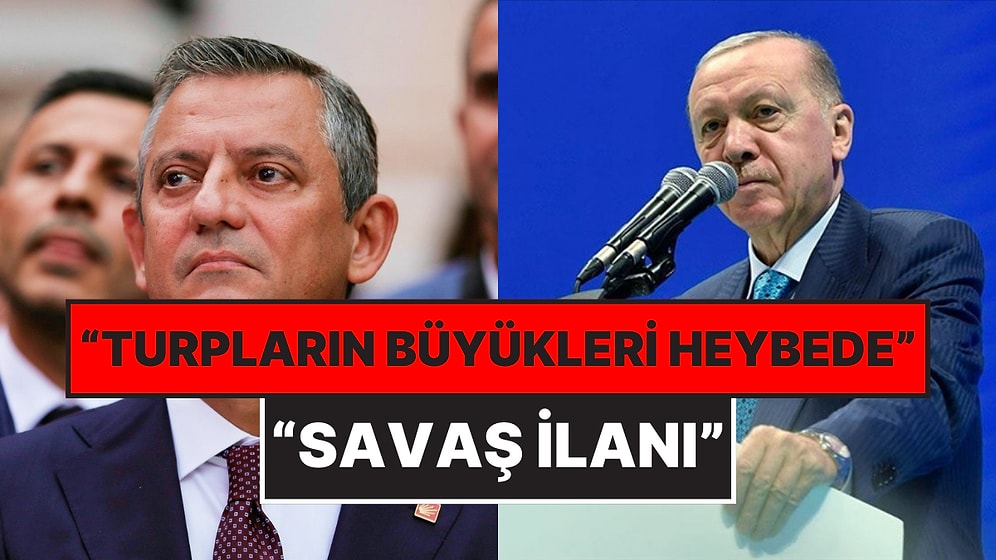 Cumhurbaşkanı Erdoğan'ın "Turpların Büyükleri Heybede" Gözdağına Özgür Özel'den Yanıt