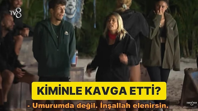 Survivor'da Asena Kiminle Kavga Etti? Asena - Merve Olayı Ne?