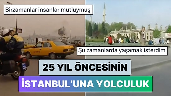 Kemerlerinizi Bağlayın! 2000 Yılının İstanbul Sokaklarında Taksiyle Bir Yolculuğa Çıkıyoruz