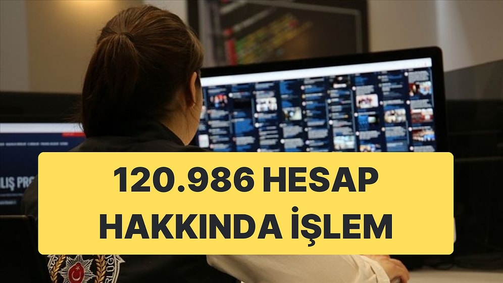 İçişleri Bakanlığı Açıkladı: 120 Bin 926 Sosyal Medya Hesabı Hakkında İşlem Yapıldı